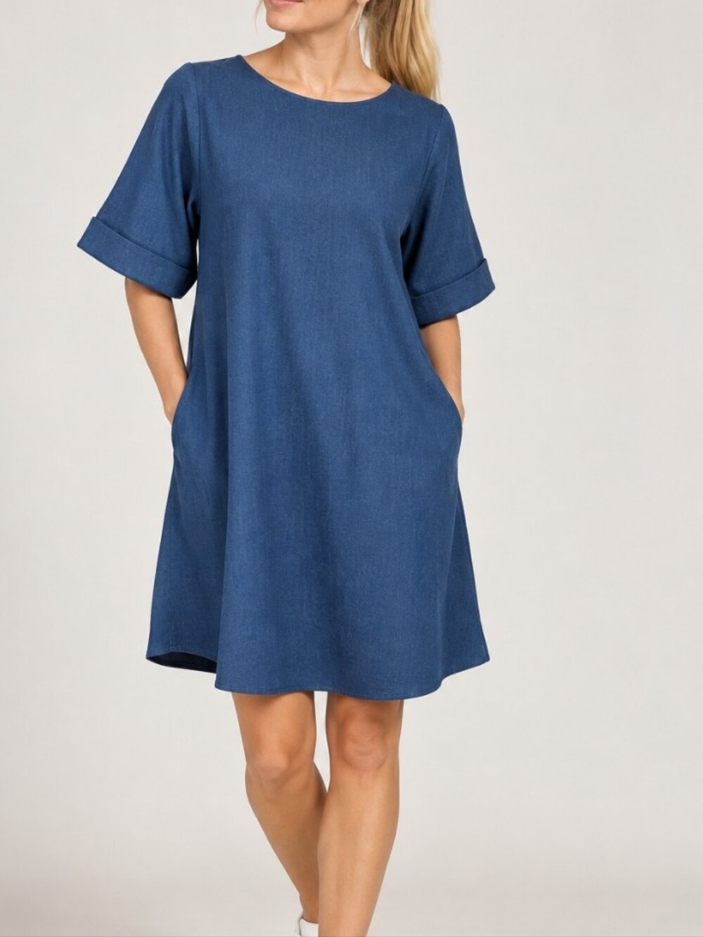 COS Navy Blue Shift Dress